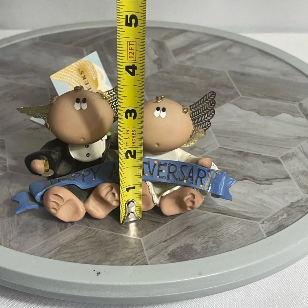 Russ Berrie Angel Cheeks Anniversary Figurine with Tag – 2001 Kirk’s Kritters
